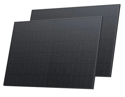 Набор солнечных панелей EcoFlow 2*400 Solar Panel Стационарные ZPTSP300 фото
