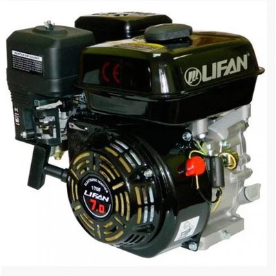Двигун газ-бензиновий LIFAN LF170F вал Ø 20 мм шпонка LF170F  БГ 20мм фото