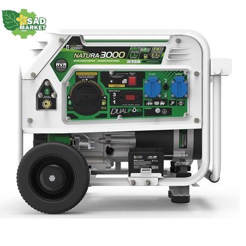 Генератор двухтопливный GENERGY NATURA 3000 3/2,6 кВт 240051090 фото