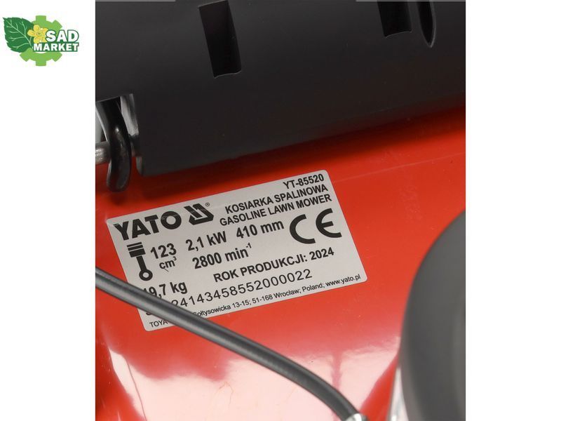 Газонокосарка бензинова YATO YT-85520 YT-85520 фото