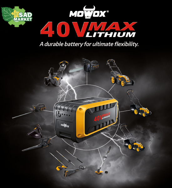 Газонокосилка аккумуляторная Mowox EM 4340 PX-Li (с аккумулятором и зарядным устройством) 10000195 фото