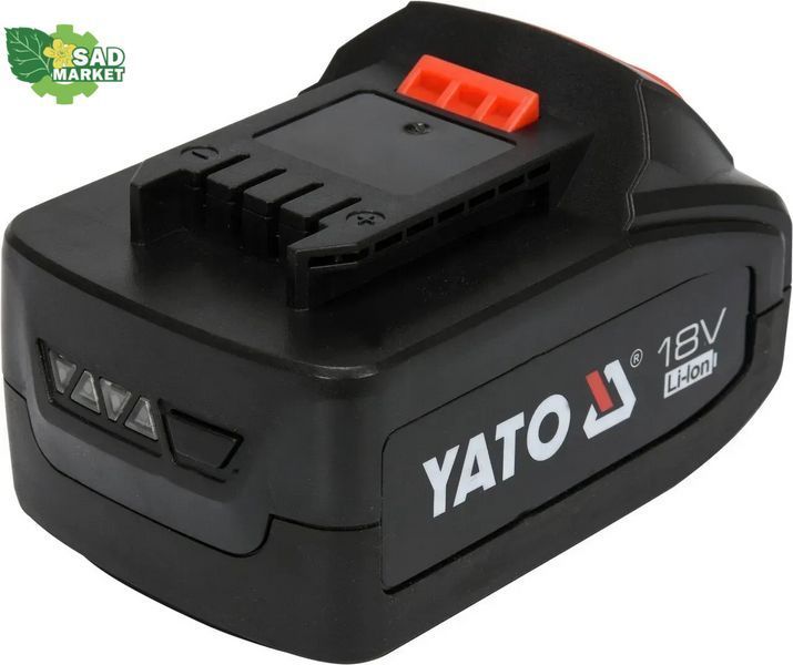 Акумулятор YATO YT-82844, 18 В, 4.0 А/Год YT-82844 фото
