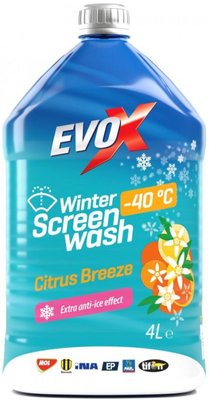 Омыватель стекла MOL Evox Winter Citrus Breeze -40°C 4л MOL Evox Citrus -40 4л фото