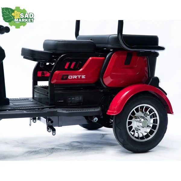 Трицикл акумуляторний Forte Family-P600 Червоний 145226 фото