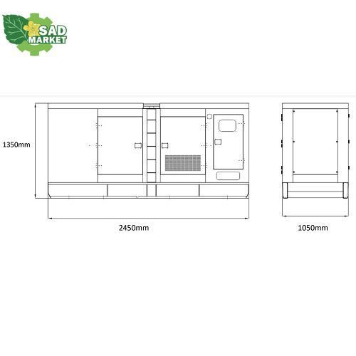 Електростанція дизельна GENERGY GDS130T 101 кВт 240213090 фото