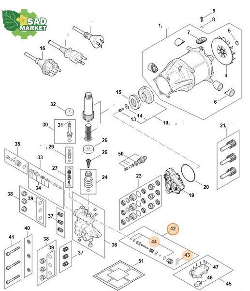 Поршень розподільний до мінімийок STIHL RE 150-RE 170 Plus RE015100302 фото