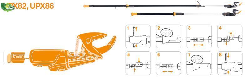 Головка ріжуча універсального сучкоріза Fiskars UPX82, UPX86 1026295 фото