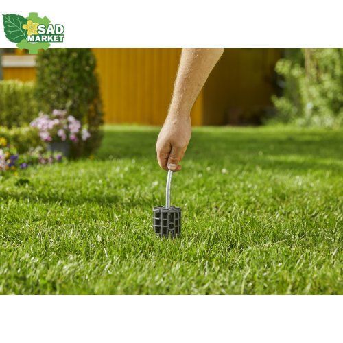 Котушка Gardena RollUp M наземна автоматична білого кольору + набор для полива, 20 м 18616-20.000.00 фото