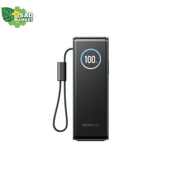 Повербанк EcoFlow RAPID Power Bank с кабелями 25000mAh зеленый EF-RAPID25K100W-G-EU фото