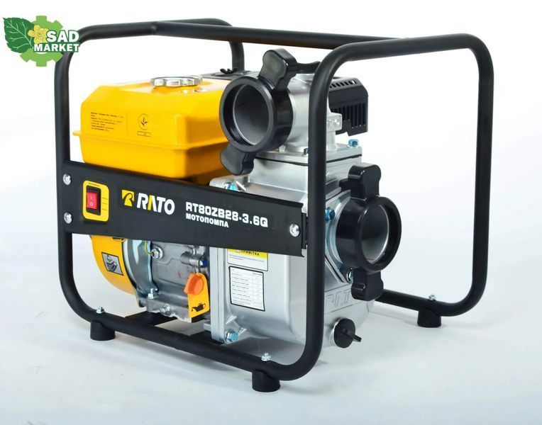 Мотопомпа для чистої води RATO RT80ZB28-3.6Q(R210) RT80ZB28-3.6Q(R210) фото