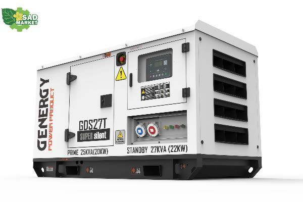 Дизельная электростанция GENERGY GDS27T 22 кВт 240216090 фото