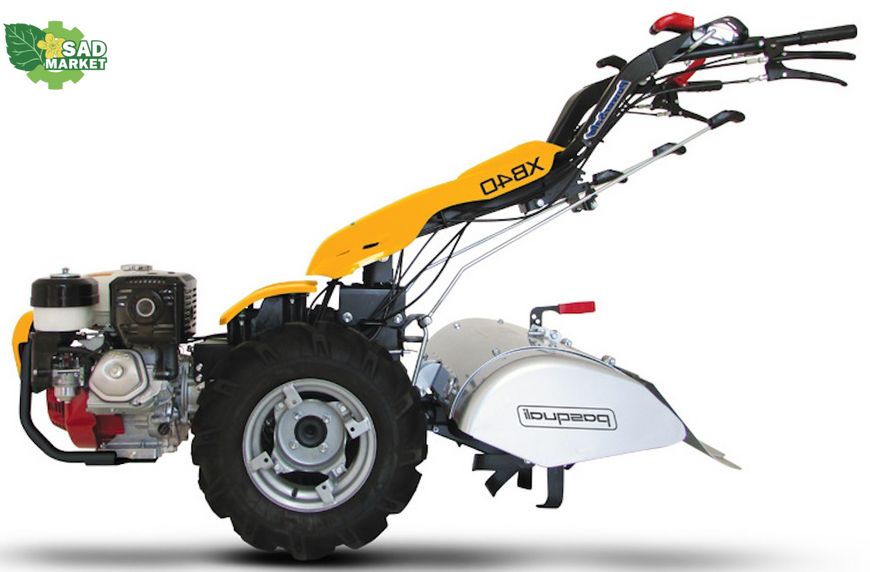 Мотоблок (трактор 2-х колісний) бензиновий Pasquali XB 40 POWERSAFE (Honda GX390) PCBCF3B0N фото