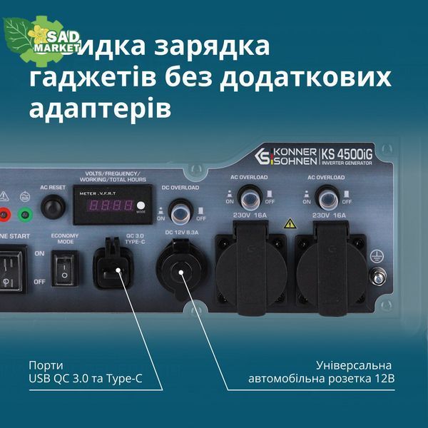 Генератор инверторный K&ouml;nner&S&ouml;hnen KS 4500iG KS 4500iG фото