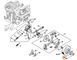 Шайба звездочки сцепления бензопилы STIHL MS 170, MS 180, MS 210, MS 230, MS 250 00009581022 фото 2