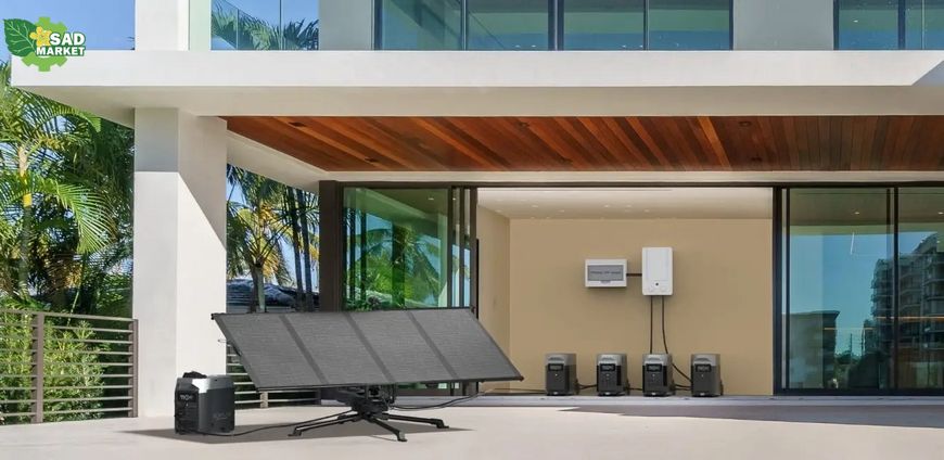Комплект EcoFlow DELTA + 4*110W Solar Panel BundleD+4SP110W фото