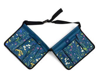 Пояс-фартук для садового инструмента на 6 карманов (FLORAL) с цветами Floral-belt фото
