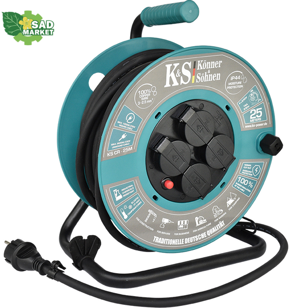 Подовжувач на котушці Konner&Sohnen KS CR-25M KS CR-25M фото