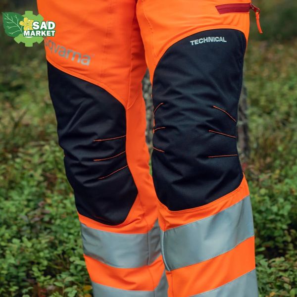 Штани робочі Husqvarna Technical High Viz 20А, р M-50/52 (5295183-50) 5295183-50 фото