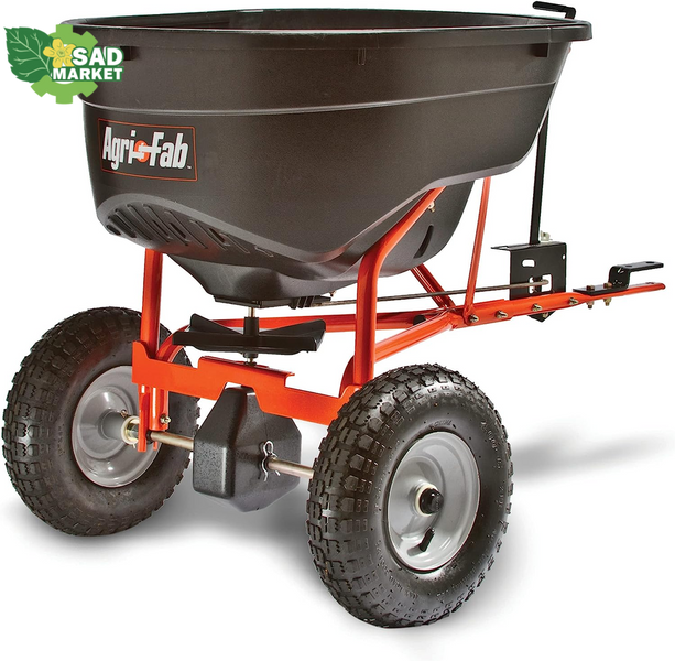 Сеялка-разбрасыватель удобрений Agri-Fab 59 кг к садовым тракторам и райдерам 450463 фото