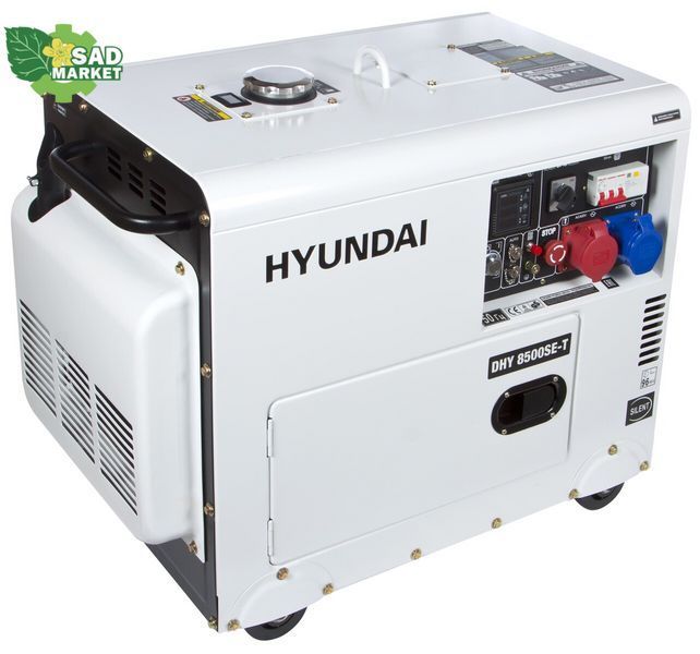 Генератор дизельный Hyundai DHY 8500SE-T DHY 8500SE-T фото