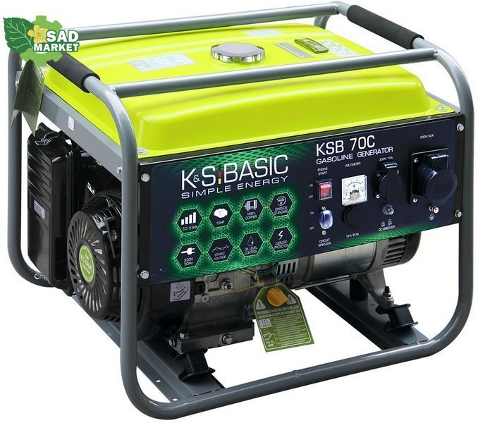 Генератор бензиновий K&ouml;nner&S&ouml;hnen K&S BASIC KSB 70C KSB 70C фото