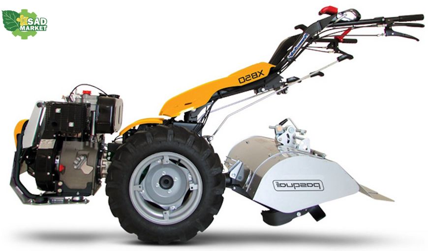 Мотоблок (трактор 2-х колісний) бензиновий Pasquali XB 50 POWERSAFE (Honda GX390) PCECF100N фото