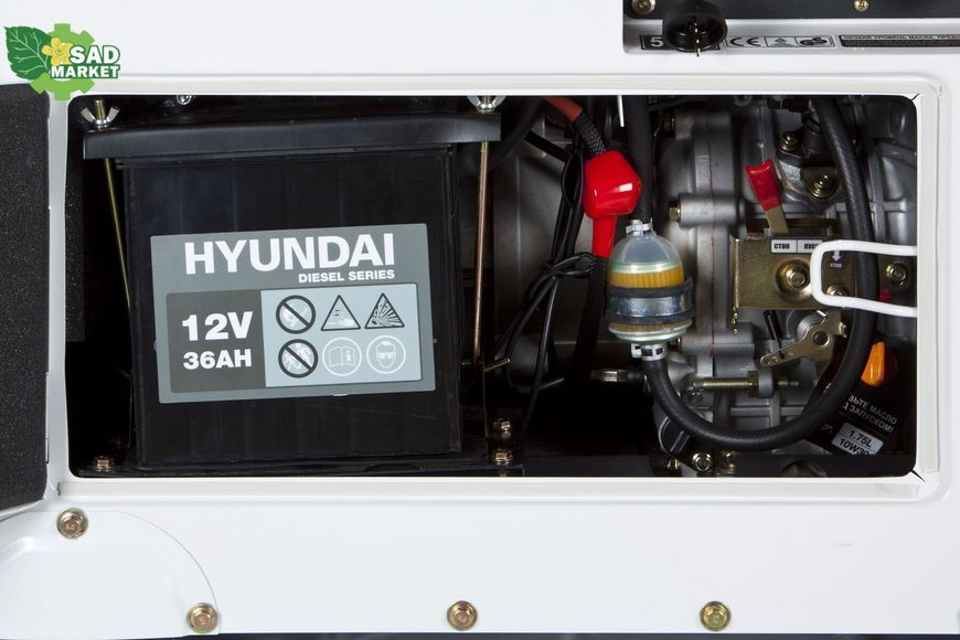 Генератор дизельный Hyundai DHY 8500SE-T DHY 8500SE-T фото