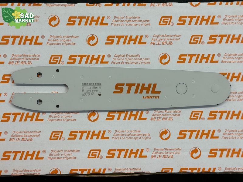 Шина STIHL Light 01 (15 см,1/4P,1.1 мм, 28E) до гілкорізів GTA 30, GTA 40 30080000202 фото