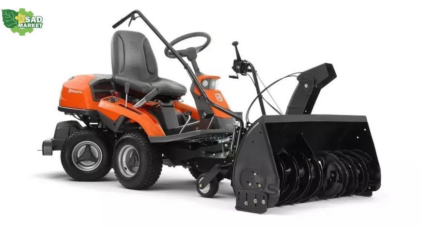 Снегоочиститель 100 см к райдерам Husqvarna 300-серии 9672767-01 фото
