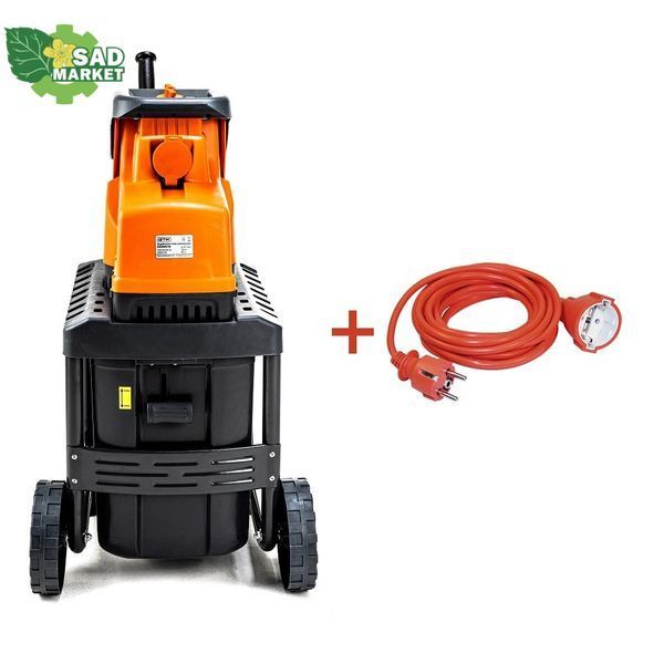 Подрібнювач садовий GTM DS2800/45 KIT + подовжувач 10м DS2800/45_KIT+ext.cord фото