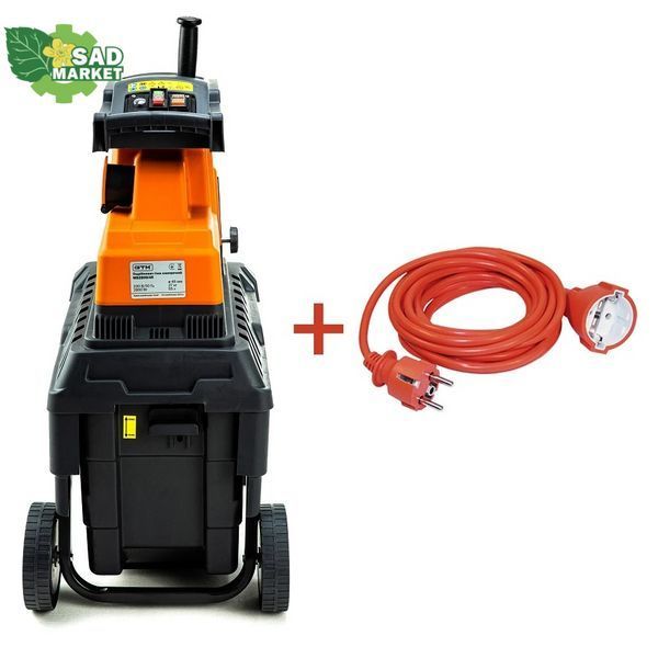 Измельчитель садовый GTM MS2800/45 KIT + удлинитель 10 м MS2800/45_KIT+ext.cord фото