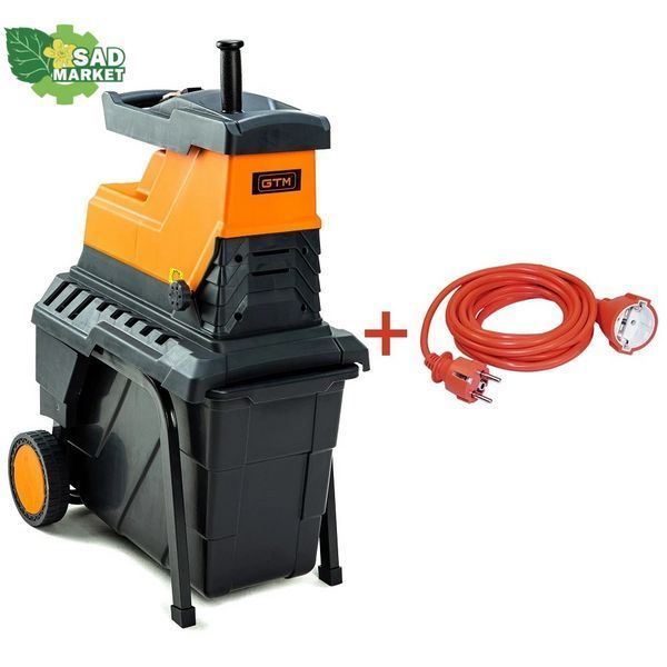 Измельчитель садовый GTM MS2800/45 KIT + удлинитель 10 м MS2800/45_KIT+ext.cord фото
