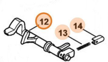 Вал управления переключением бензопилы STIHL MS 461 11281800912 фото