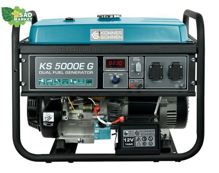 Генератор бензиновий K&ouml;nner&S&ouml;hnen KS 5000E G KS 5000E G фото
