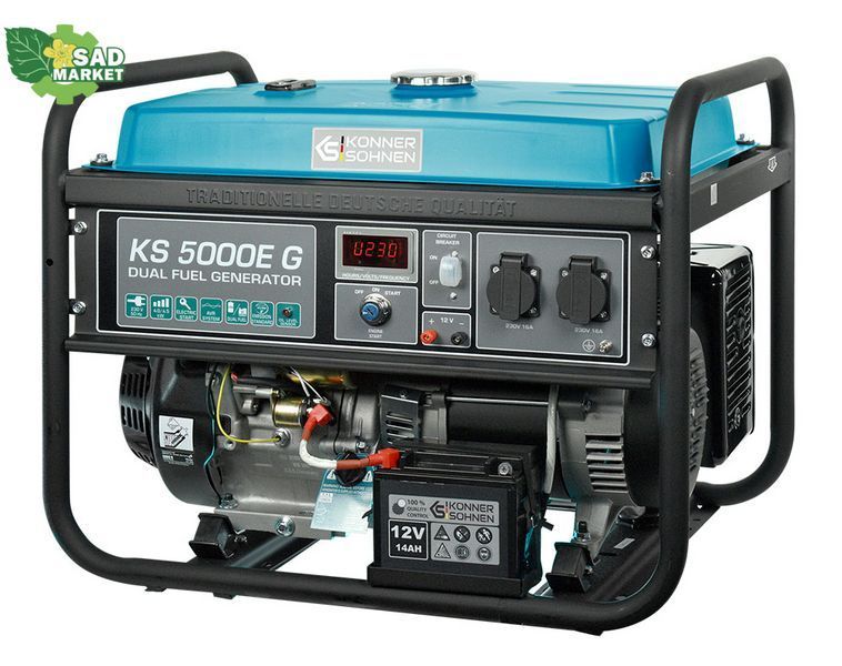 Генератор бензиновий K&ouml;nner&S&ouml;hnen KS 5000E G KS 5000E G фото