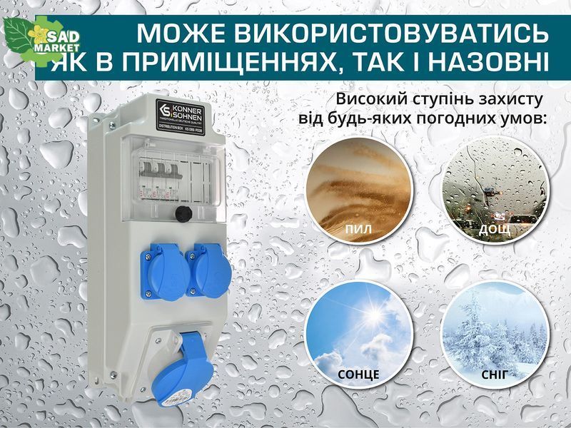 Щит розподільний Konner&Sohnen KS DB6-P03B KS DB6-P03B фото