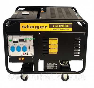 Генератор бензиновый STAGER YGE12000E YGE12000E фото