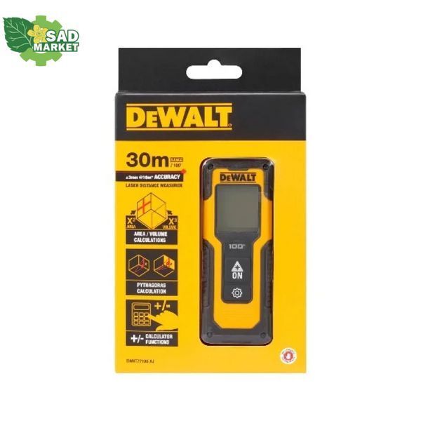 Далекомір лазерний DeWALT DWHT77100 DWHT77100 фото