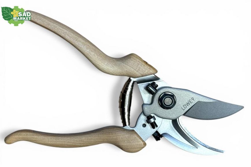 Секатор обводной LOWE N9.104 Natural Series, срез 22 мм, деревянные ручки из гикори N9.104 фото