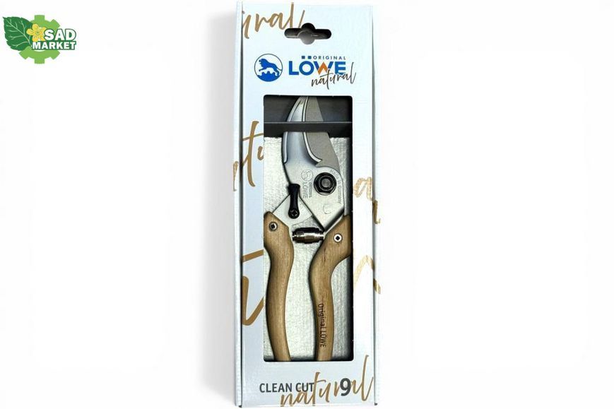 Секатор обводной LOWE N9.104 Natural Series, срез 22 мм, деревянные ручки из гикори N9.104 фото
