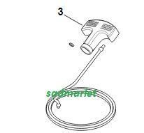 Пусковой тросик для двигателей KOHLER XT, HD 00021958205 фото