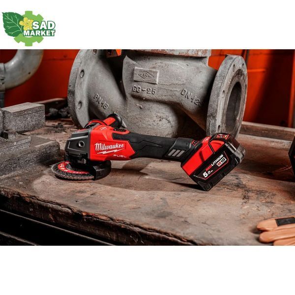 Угловая шлифовальная машина аккумуляторная MILWAUKEE FSAGV125XB-0X 4933478436 фото