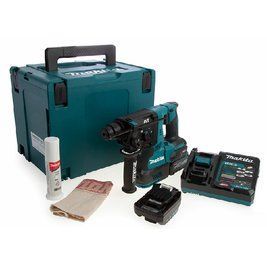Перфоратор акумуляторний Makita HR003GM201, XGT, 40 V Max, акум. BL4040x2 шт, з/п DC40RA, Makpac HR003GM201 фото
