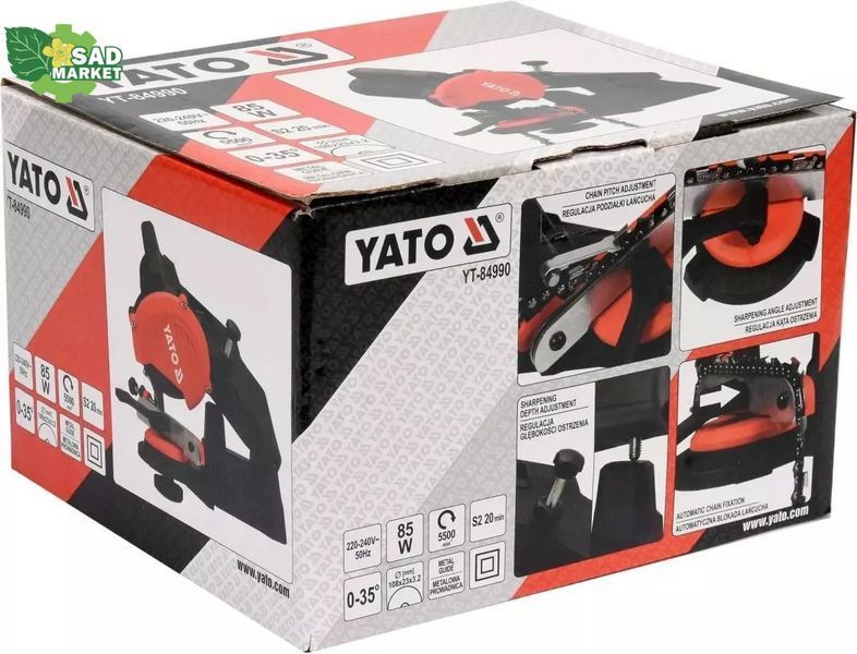 Верстат для заточування ланцюгів електричний YATO YT-84990 YT-84990 фото