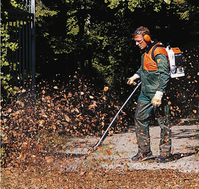 STIHL BR 420 в роботі